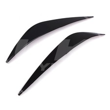 HEADLIGHT EYEBROWS GLOSS BLACK EYELID COVER FOR BMW 1 SERIES F40 HATCH 2019-2024