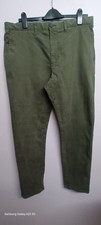 F&F Men's W38/L32 khaki chino style trousers with stretch, great used condition