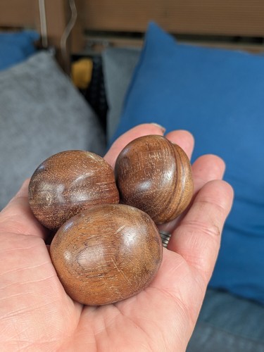 Trio vintage hand turned - trio, of
