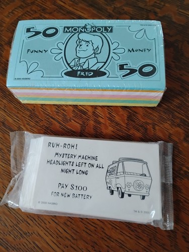 Scooby doo monopoly money - scooby,