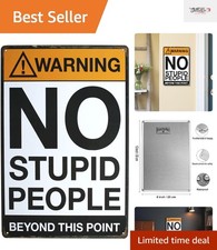 Warning: No Stupid People