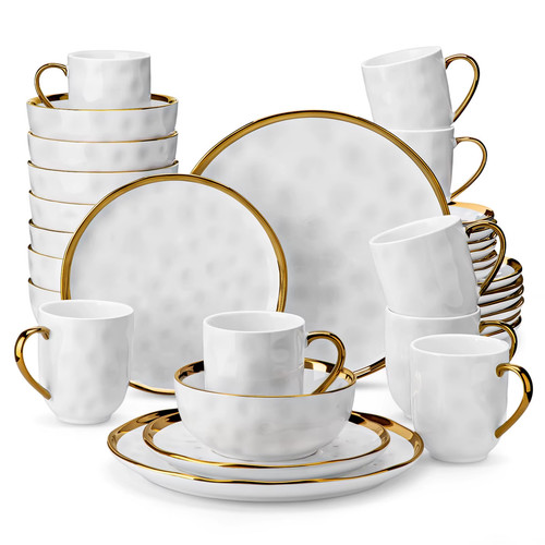Dinnerware set porcelain white - dinnerware,