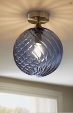 Next Navy Blue Freya Flush Fitting Ceiling Light