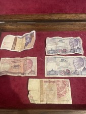 Job Lot Of Various Vintage Bank Notes