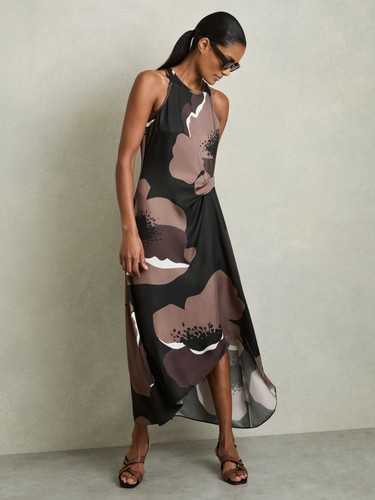 Reiss womens midi - midi, satin