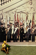 Prewar-Scarce-Political w/Armband-Playing Concertina-Elastolin Lineol Hausser