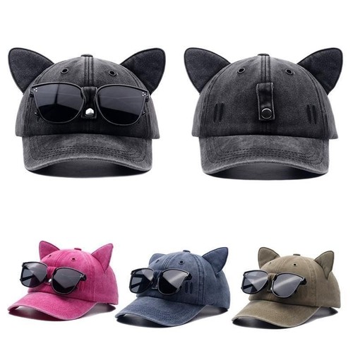 Baseball cap cat - cat, ears