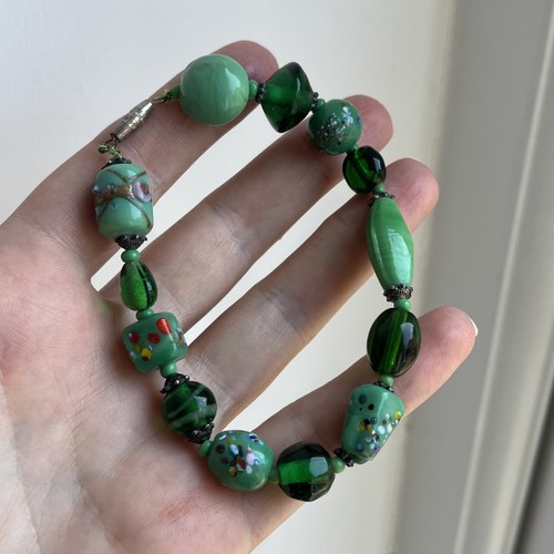 Vintage green murano glass - vintage,