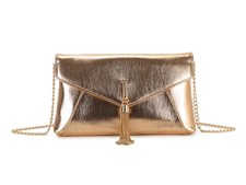 Women's Clutch Bag Designer Faux Leather Plain Envelope Wedding Evening Hand bag