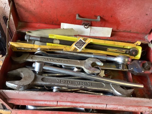 Mechanics tool box with tools - mechanics,