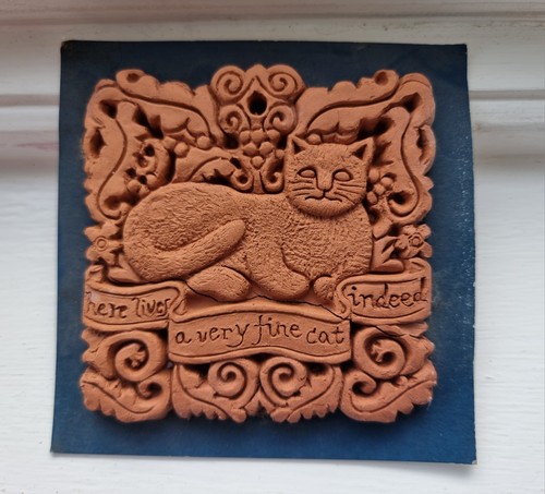 Vintage terracotta tile - vintage,