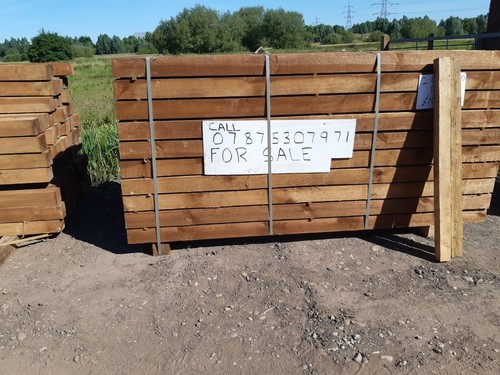 Wooden posts 100x100x2 - wooden,