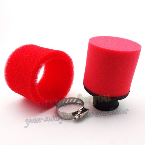 35mm red foam air filter - foam,