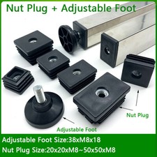 Square Tube Inserts End Caps