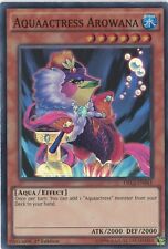 Yugioh Aquaatctress Arowana  DRL2-EN041  Super Rare 1st Edition NM x3 Play Set
