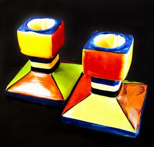 VERY RARE PAIR of BURSLEY WARE