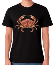 Realistic crab shirt - crab, ocean
