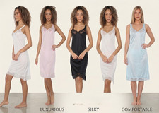 Ladies Marlon Satin Chemise