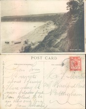Studland Bay beach and cliffs
