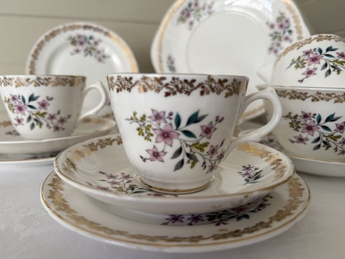 Vintage royal grafton tea set - grafton,