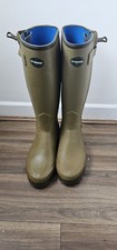 Le Chameau Chasseur Neoprene Wellies Mens Wellingtons Size 43