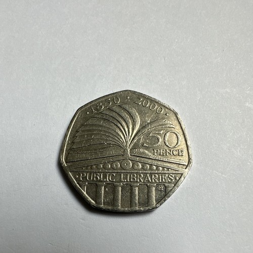 2000 50p coin - uk, public