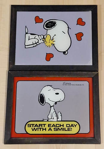 Peanuts snoopy mirrors - x,