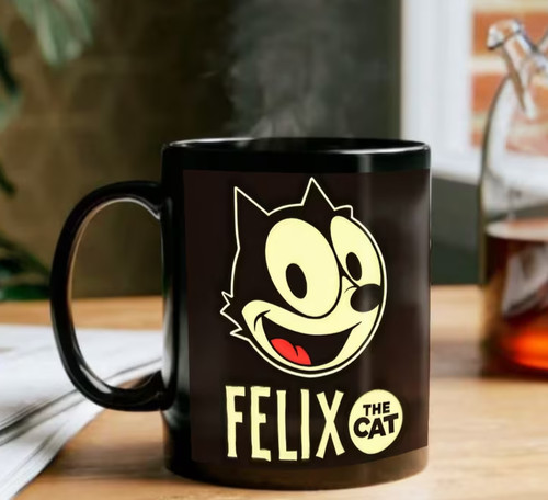 Felix the cat ceramic - cat, mug