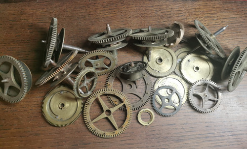 Fusee clock parts wheels - fusee, parts,