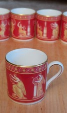 Wedgwood Coffee Cups/ Cans, Musical Muses Pattern , 5 available