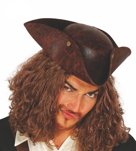 Deluxe pirates tricorn hat - deluxe,