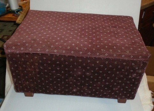Vintage retro foot stool - ,