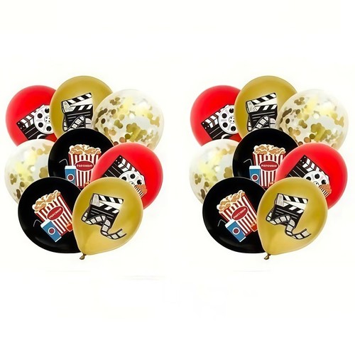 Movie night balloon - movie, cinema