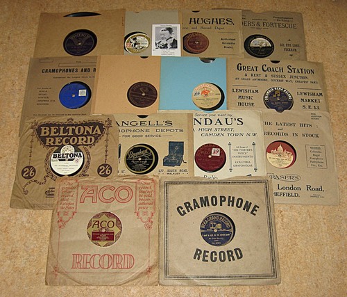 78rpm gramophone records x14 - records,