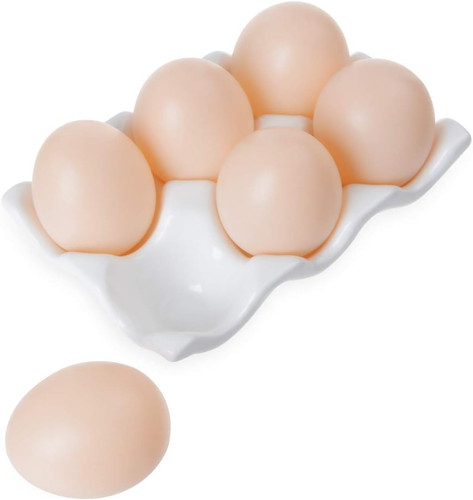 Ceramic egg tray - for, 6