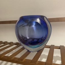 LARGE HEAVY ART STUDIO GLASS