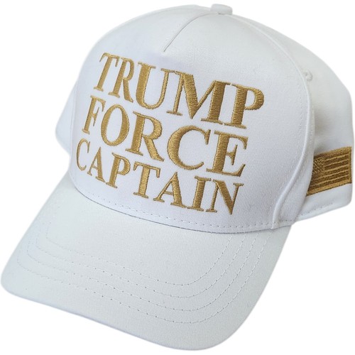 Trump force captain hat white - force,