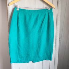 Vtg 80s Pencil Skirt Sz  S
