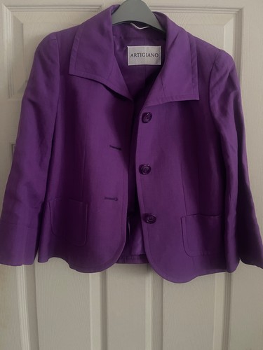 Artigiano purple jacket uk10 - -,