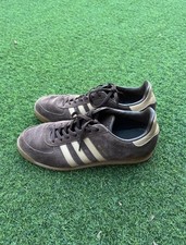 Adidas Men's Vintage Brown Cream Milano Trainers, Size 10