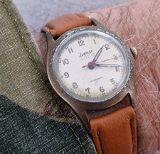 VINTAGE 'ISOMAX' WW2 1940's ANTIMAGNETIC MILITARY GENTS SWISS WATCH