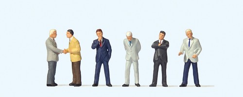 Preiser businessmen - businessmen, (6)