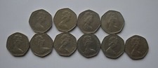 50p fifty pence - 50p, coin