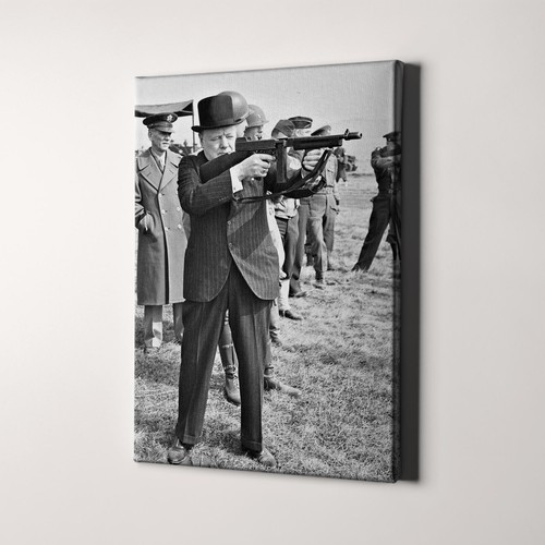 Winston churchill machine gun - winston,