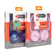 New Girls Boys Childrens Kids Over the Head Headphones Headset iPod BLUE & PINK
