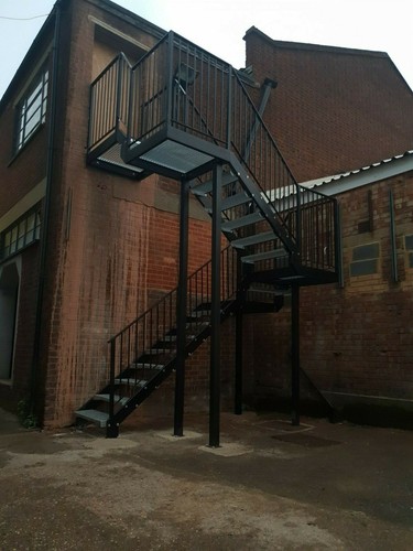 Steel stair staircase - 2m,