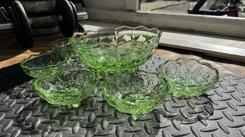 Set vintage emerald green - 6,