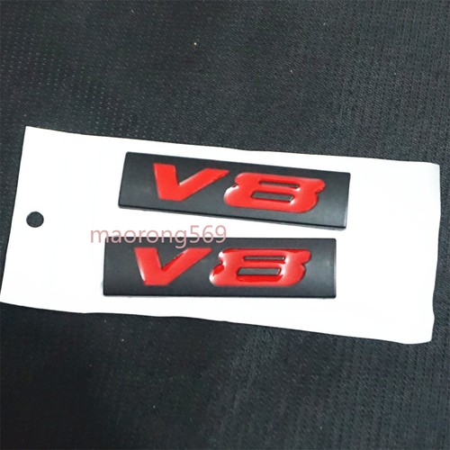 Red black matte metal - v8,