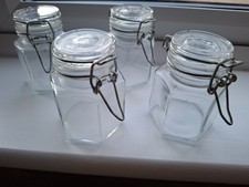 Glass Mini Jars With Click Lid