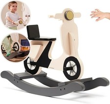Rocking scooter wooden - wooden,